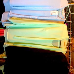 3-long sleeve lt blue mint green jet black large